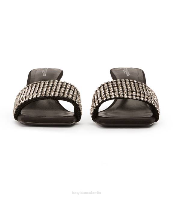 Stöckelschuhe| de Tony Bianco Frauen Amos Heels Kristall/schwarzes Wildleder 462454